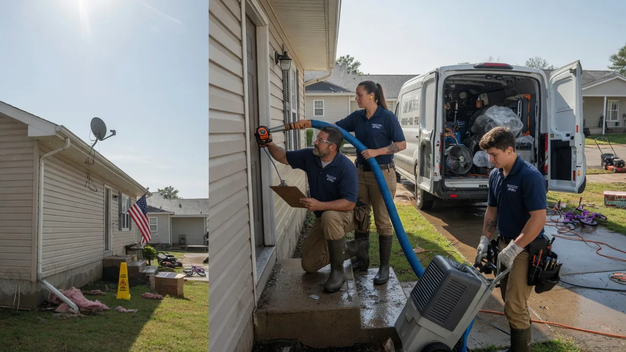 Ceiling Water Damage Restoration in Dwight, KS near me